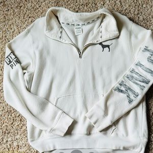 Victoria secret pink 1/2 zip